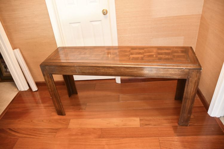 Wood TV Console Table