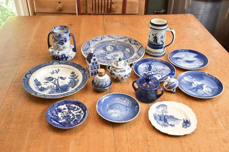 Group Blue and White Porcelains