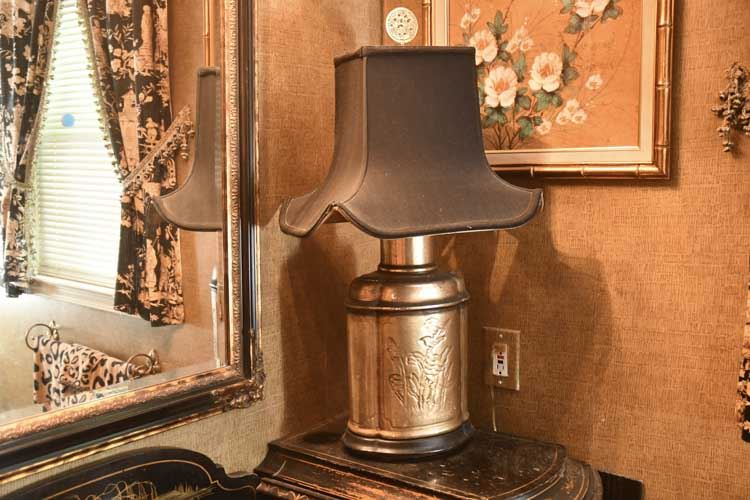 Beautiful Antique Brass Lamp