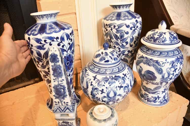 Six Asian Porcelain Vases