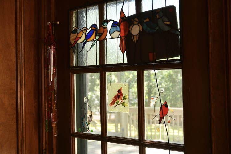 Group of Stain Glass Decor