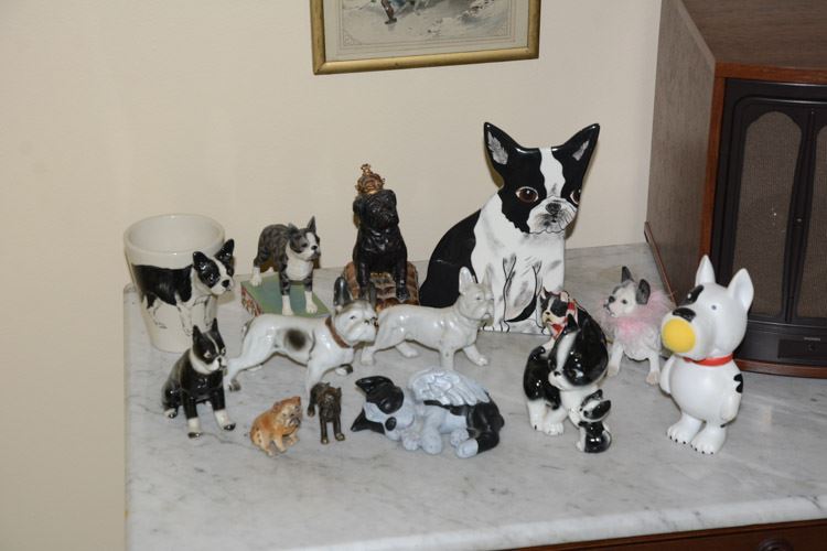 Group Lot Miniature Dog Models