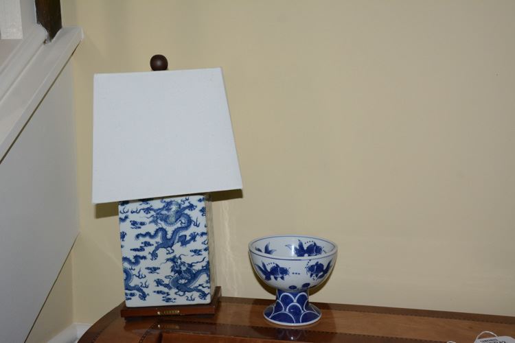 Asian Lamp and Vase