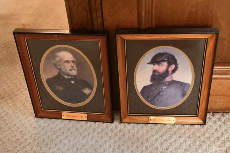 Pair Military Portrait Prints
