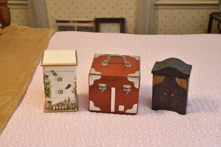 Three (3) Jewelry Boxes