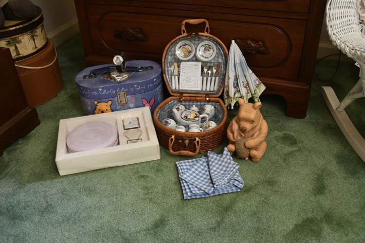 Doll Picnic Set Winnie Pooh Watch and Accessories