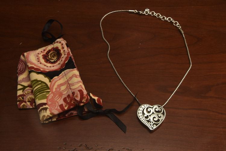 Vintage Brighton Heart Pendant Double Sided Intricate Design