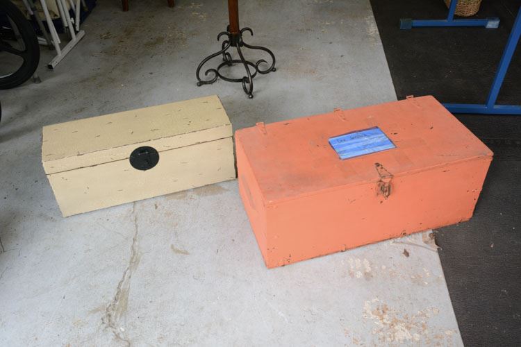 Two (2) Vintage Wooden Chests