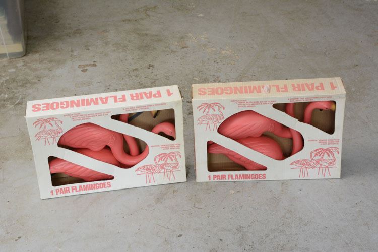 Union Products Two (2) Pink Flamingos