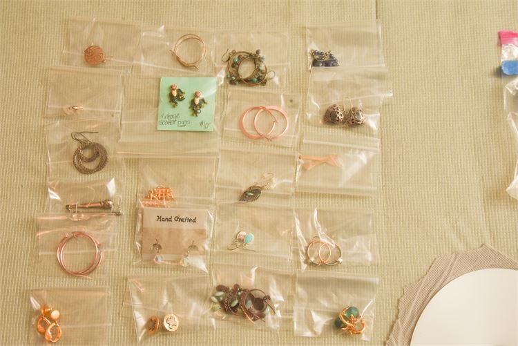 Twenty (20) Pair Earrings Various Styles and Makers