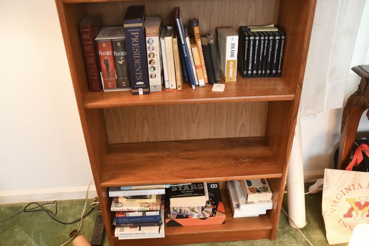 Assorted Books Located on Two Shelves (not Shelves)