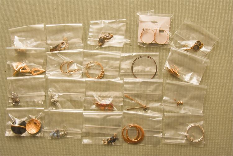 Twenty (20) Pair Earrings Various Styles and Makers