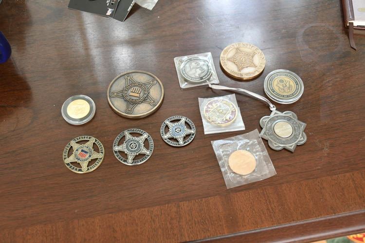 Secret Service Medallions and Coin