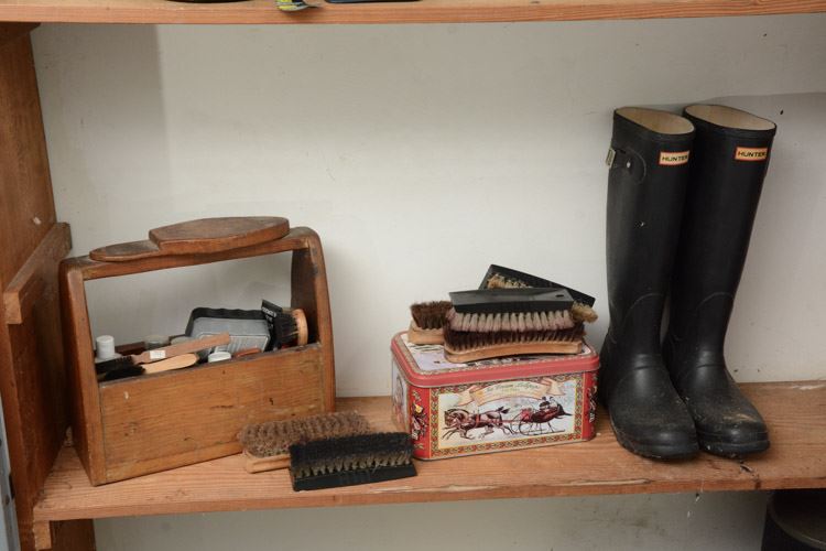 Shoe Shine Caddy and Accessories