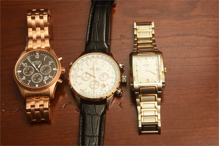 Three (3) Rotary Watches