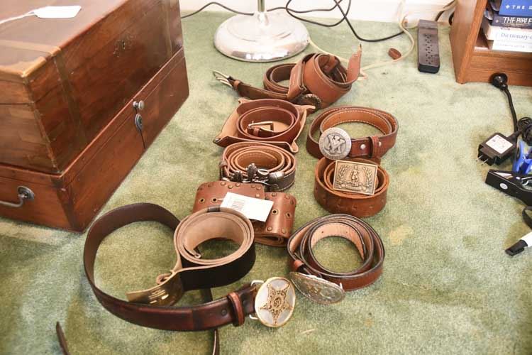 Group Lot of Belts and Buckles