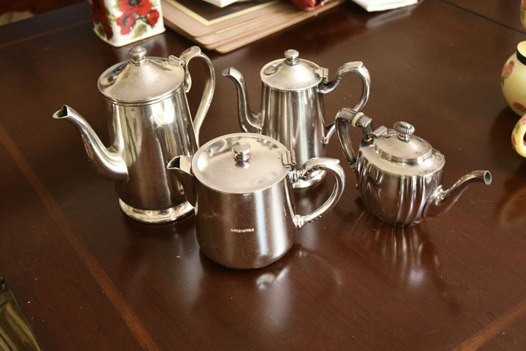 Metal Tea and Coffee Pots