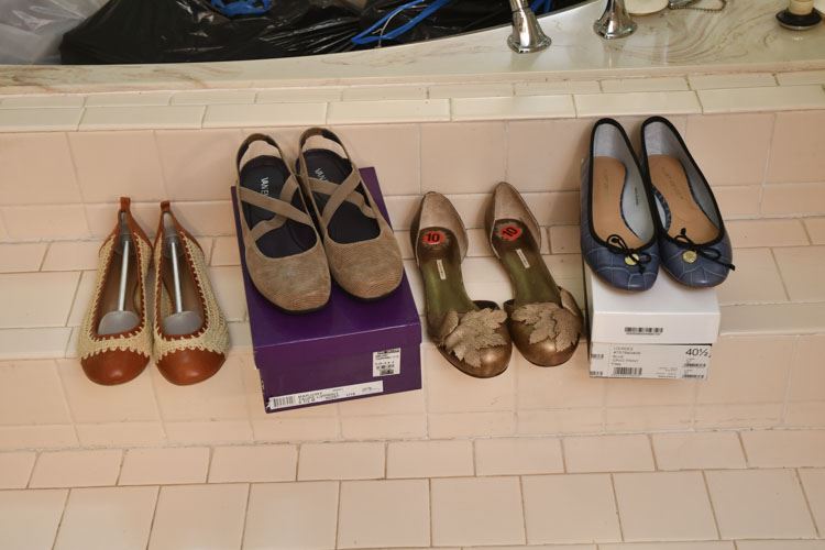 Four Pair Women's Shoes Size 9.5 - 10