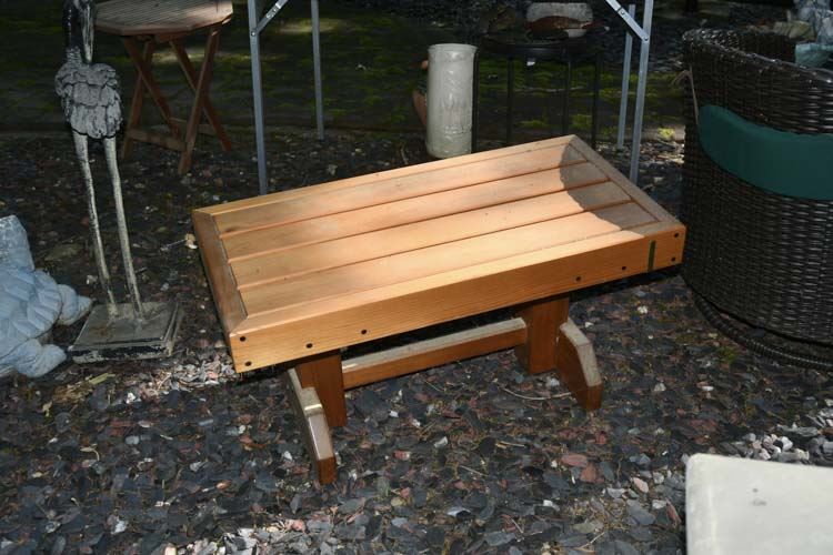 Wooden Outdoor Occasional Table
