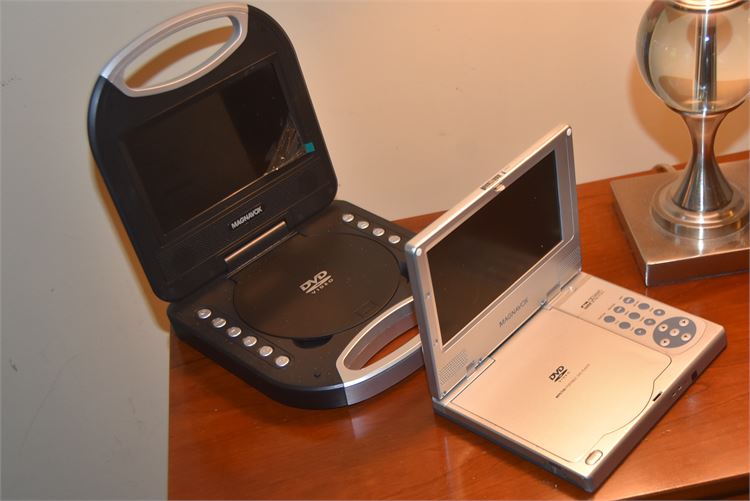 Two Portable DVD Players