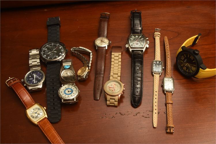 Group Men's Wrist Watches Various Makers