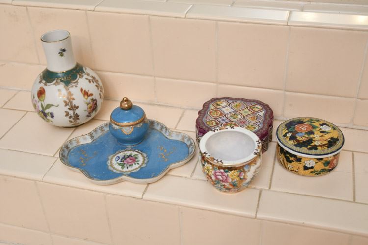 Group Five Decorative Porcelains