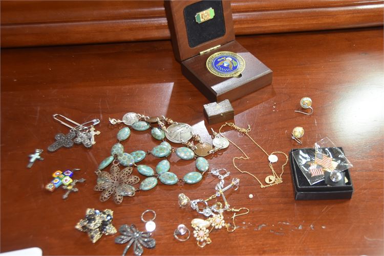 Group Misc. Costume Jewelry Items