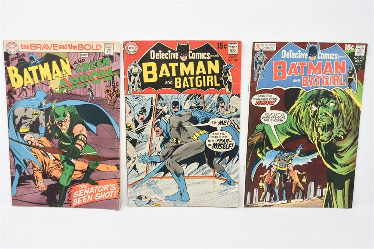Three (3) DC Batman Comic Books
