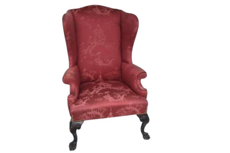 Georgian Style Wing Armchair