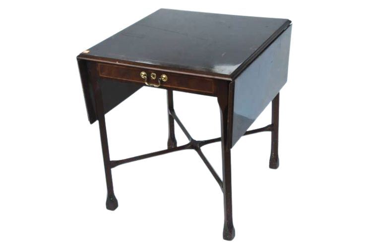 CTH Sherrill Occasional Drop-Leaf Side Table