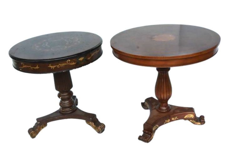 Two (2) Misc Round End Tables