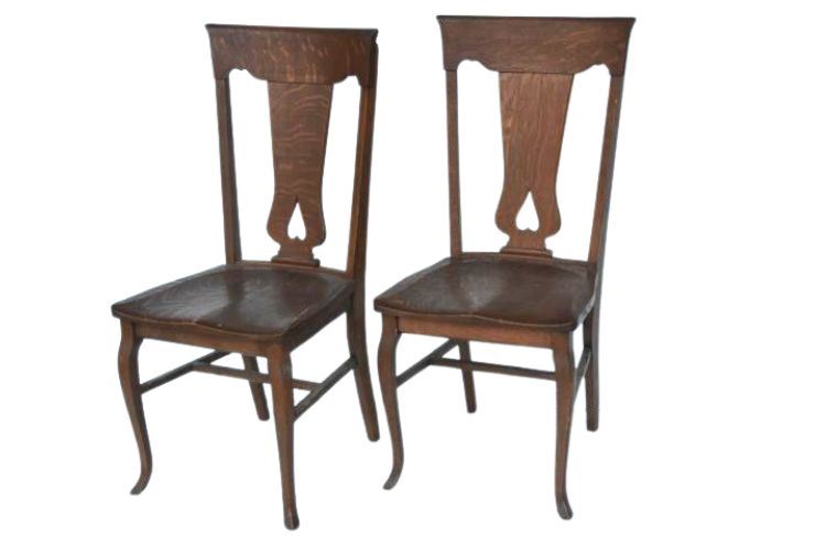 Two (2) Vintage Side Chairs