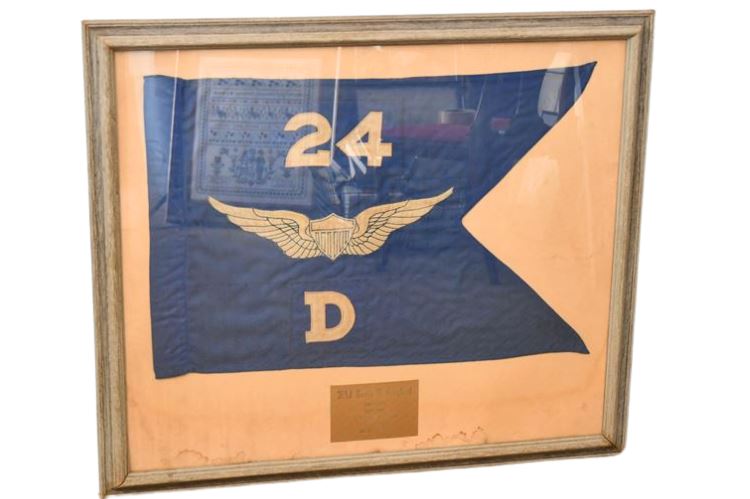 Framed Guidon REDHAWKS 82-83