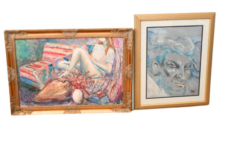 Two (2) Framed Paintings