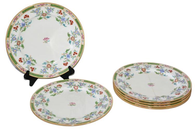 Set of Six (6) Minton Luncheon Plates
