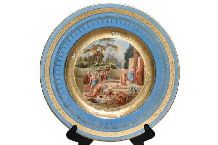 Vintage Royal Vienna Odysseus and Kirke Plate