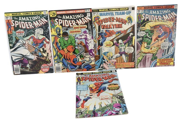 Five (5) Marvel The Amazing Spider-Man Comic Books