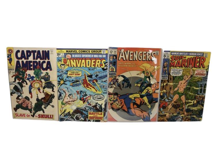 Four (4) Various Marvel Comic Books