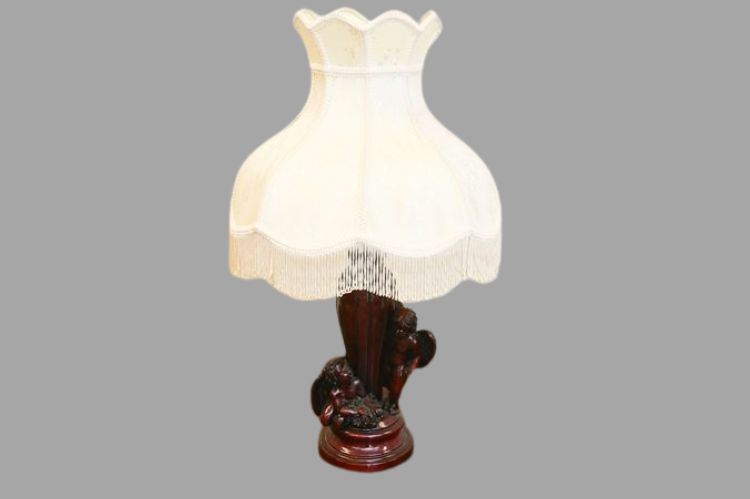 Figural Red Table Lamp