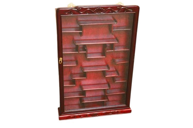 Asian Style Wall Curio Cabinet