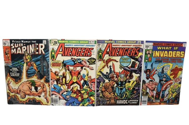 Four (4) Various Marvel Comics