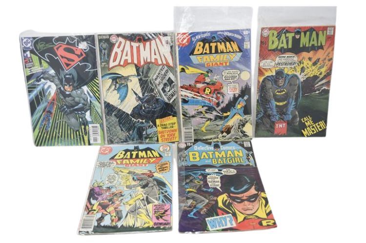 Five (5) DC Batman Comic Books