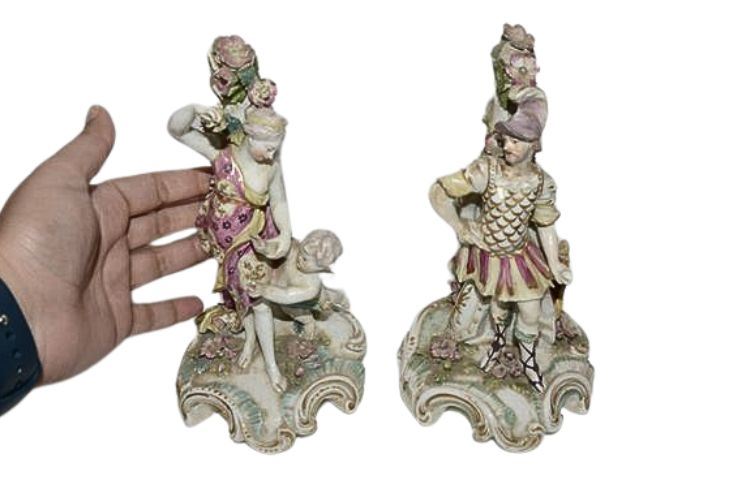 Pair of Vintage Porcelain Figurines