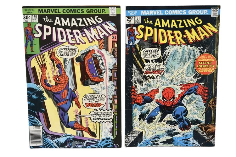 Two (2) Marvel The Amazing Spider-Man Comic Books