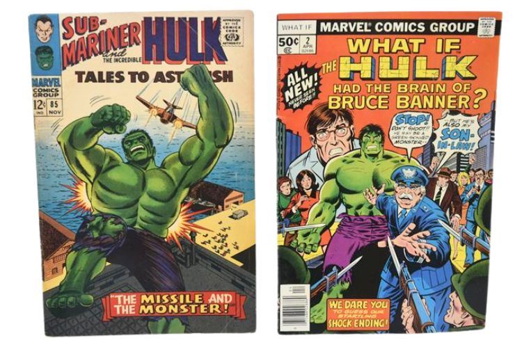 Two (2) Marvel Hulk Comic Books