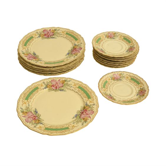 Set of Rosenthal Orchid Ivory Plates