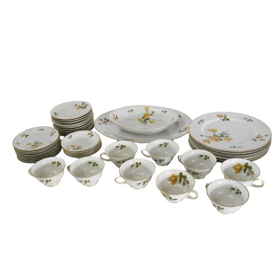 43-pcs Rosenthal Aida Charlene Pattern Dinnerware Set