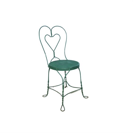 Green Ice Cream Parlor Chair