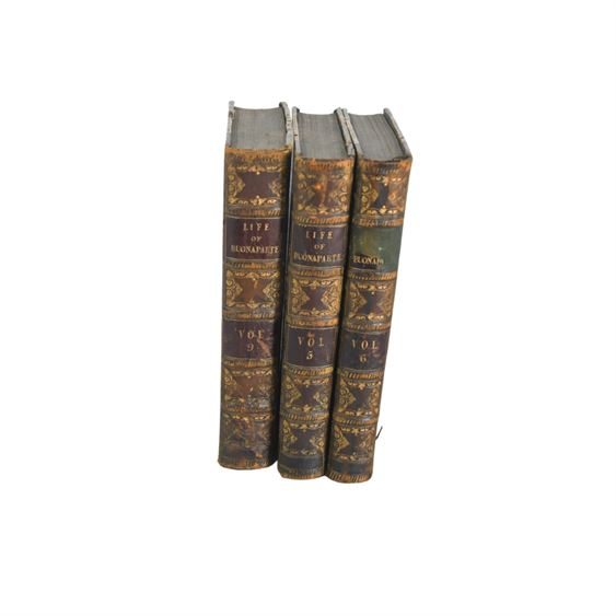"The Life of Napoleon Buonaparte" by Sir Walter Scott Vols 5, 6 and 9