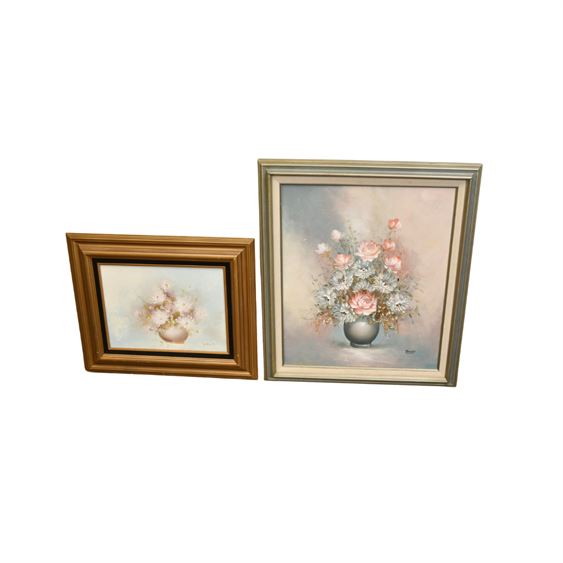 Two (2) Framed Still Life Paintings